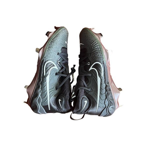 Nike Alpha Huarache NXT Black Metal Baseball Cleats - DJ6517-010 - Size 7 - Picture 6 of 7